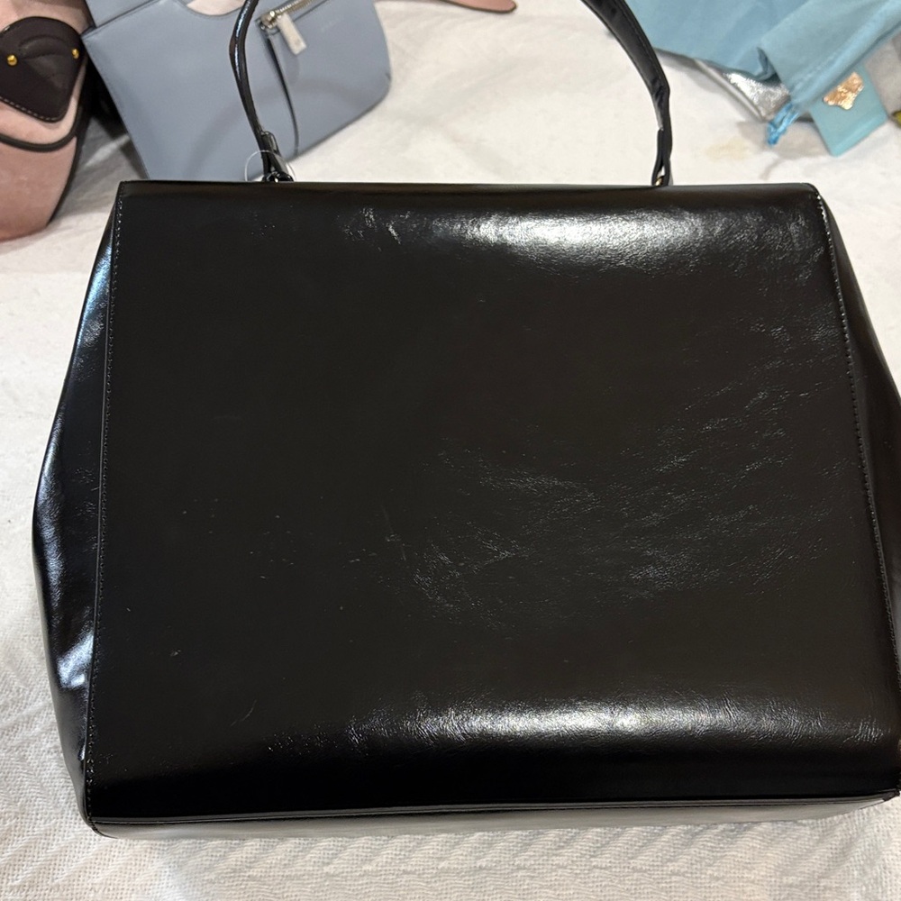 Anthropologie Large Black Work Bag - Picture 5 of 8